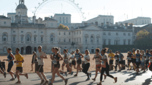 Runners in the Royal Parks Half Marathon
